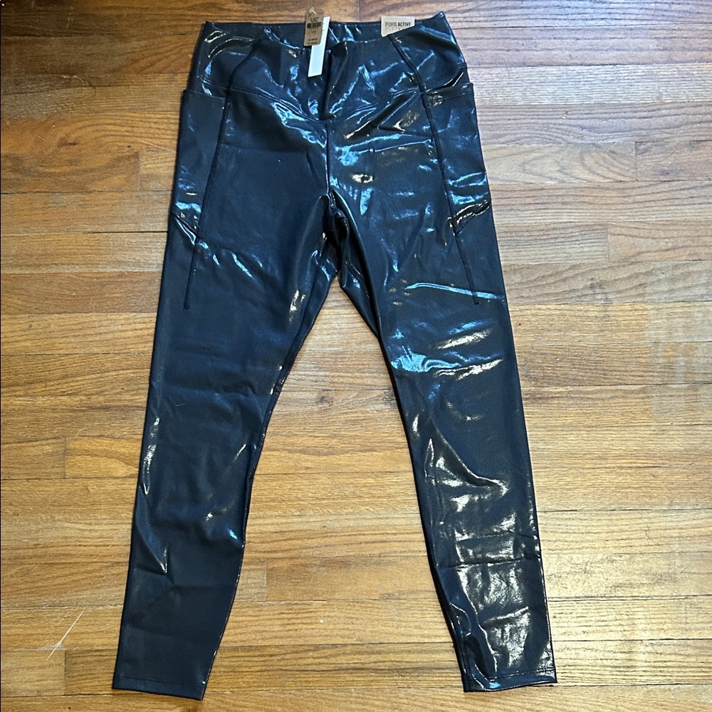 PINK Victoria's Secret Black Active Leggings